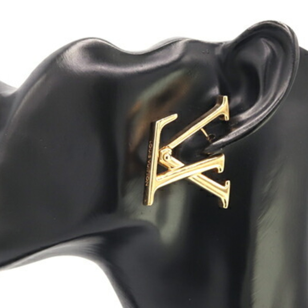 LOUIS VUITTON Gold Earrings - Picture 9 of 9